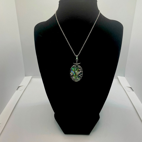 Disney Mermaid Necklace 20in Stainless Steel - Picture 1 of 6